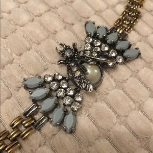 Lulu Frost x J. Crew artdeco beetle bracelet